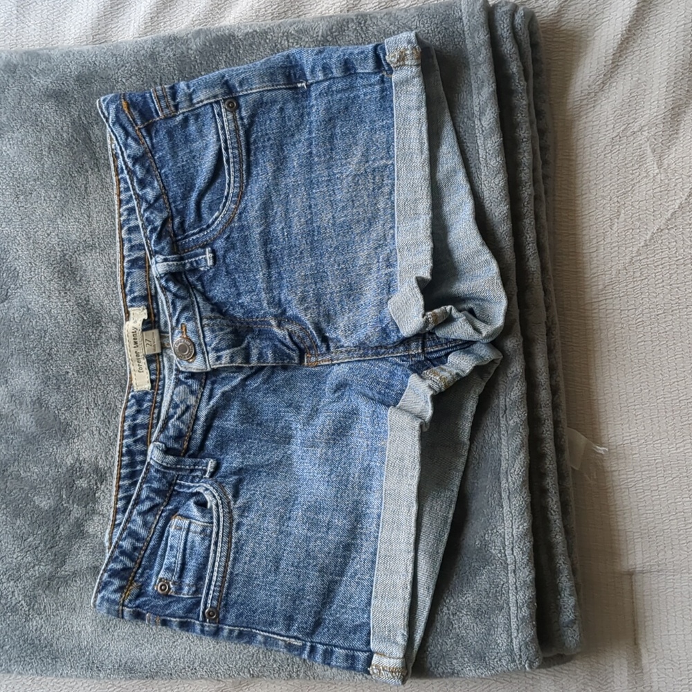 Forever 21 denim shorts